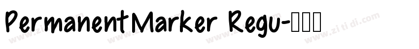 PermanentMarker Regu字体转换